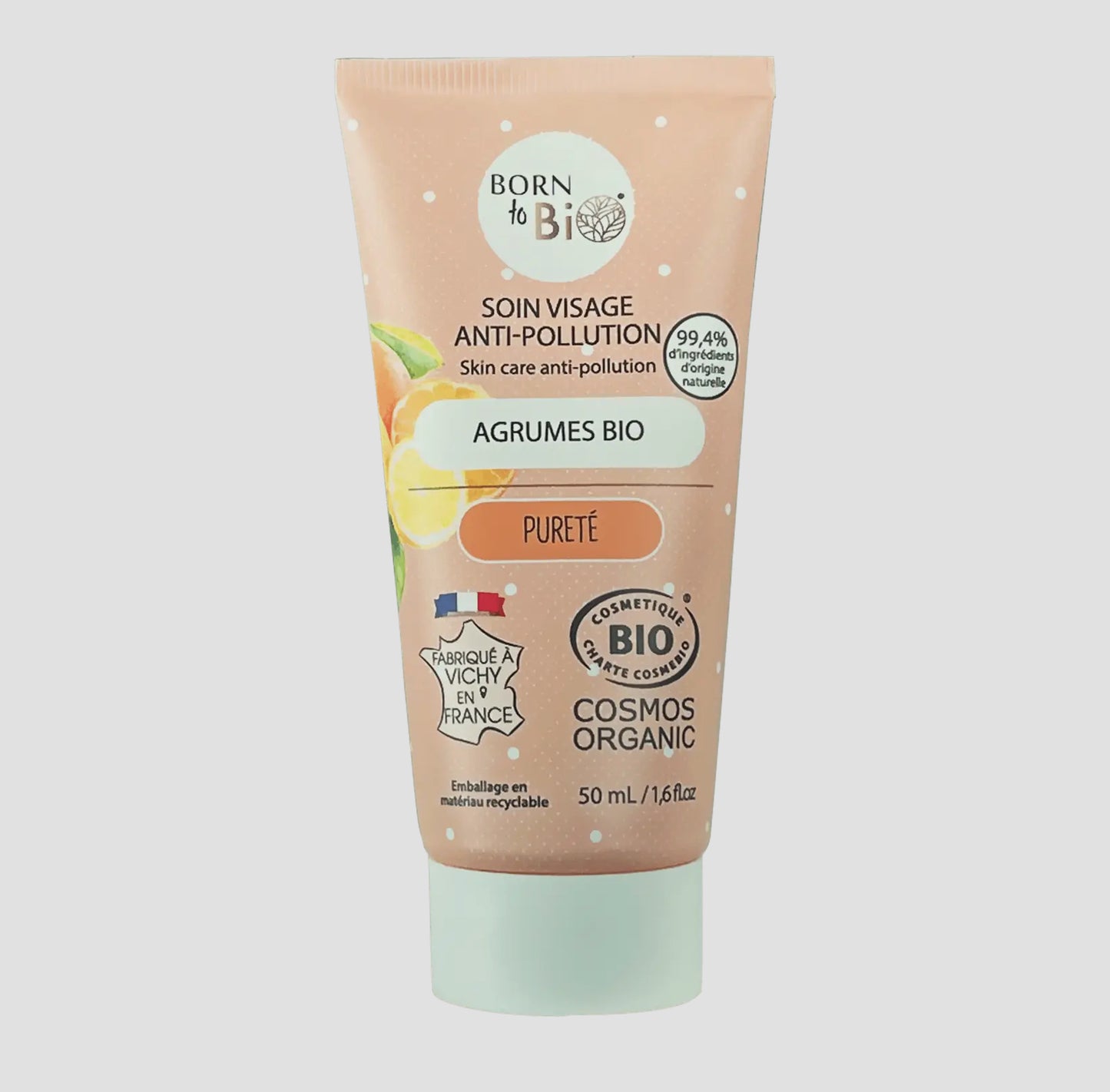Soin visage Anti-pollution Agrumes Bio Cosmos Organic