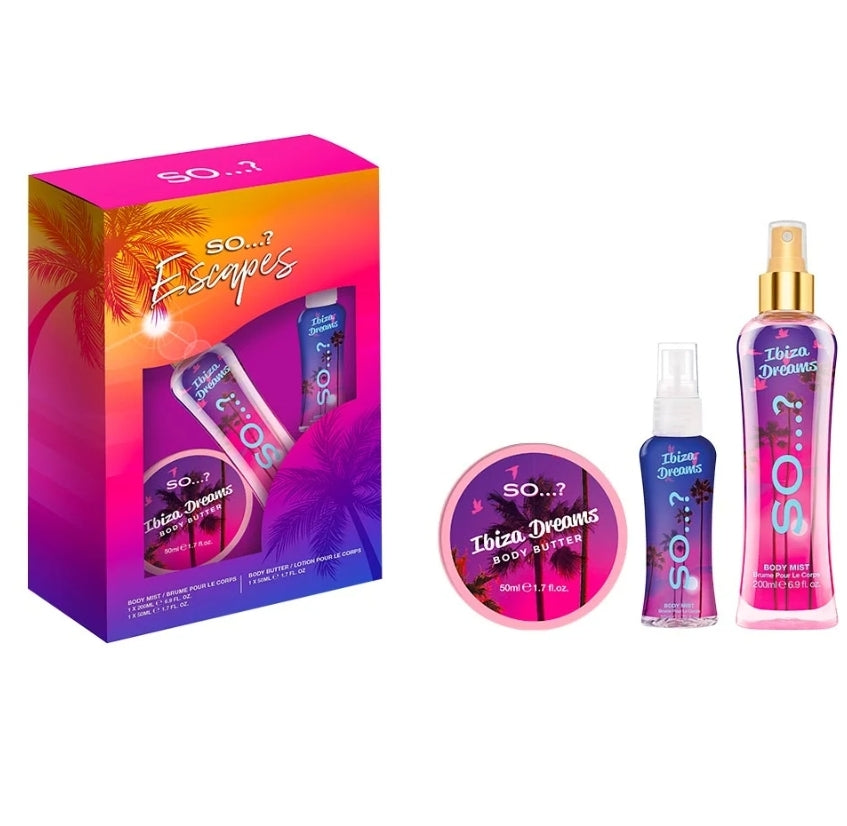 Coffret 2 Brumes + Beurre Corporel Ibiza Dreams