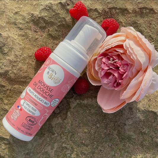 Mousse de douche Fruits Rouges Bio Cosmos Organic