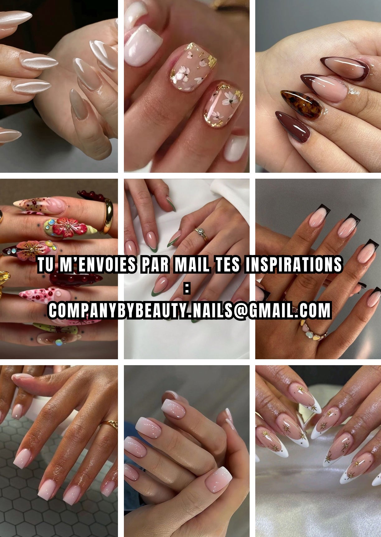 Press On Nails 100% Personnalisables | Créés à partir de tes inspirations