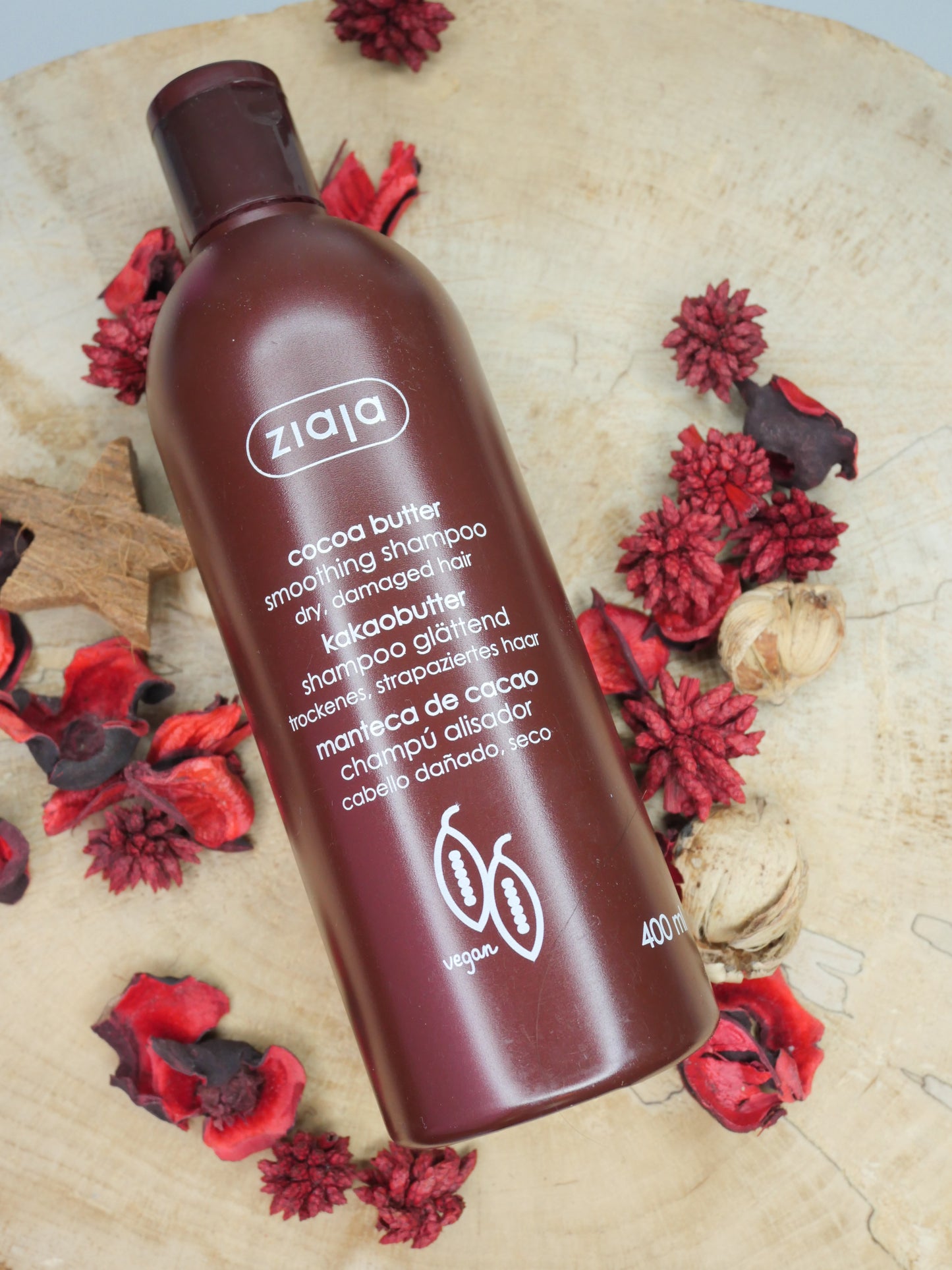 Shampoing réparateur au beurre de cacao