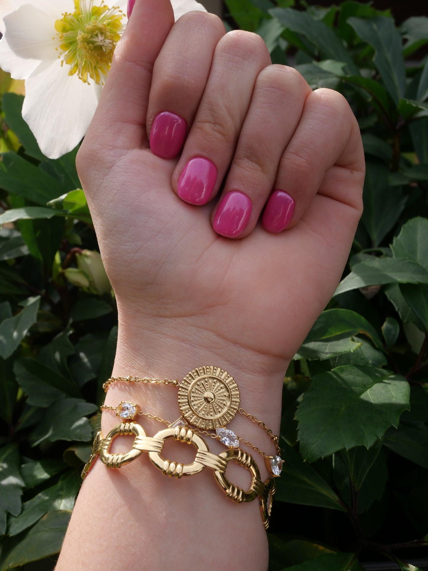 Press On Nails Fushia Éclat